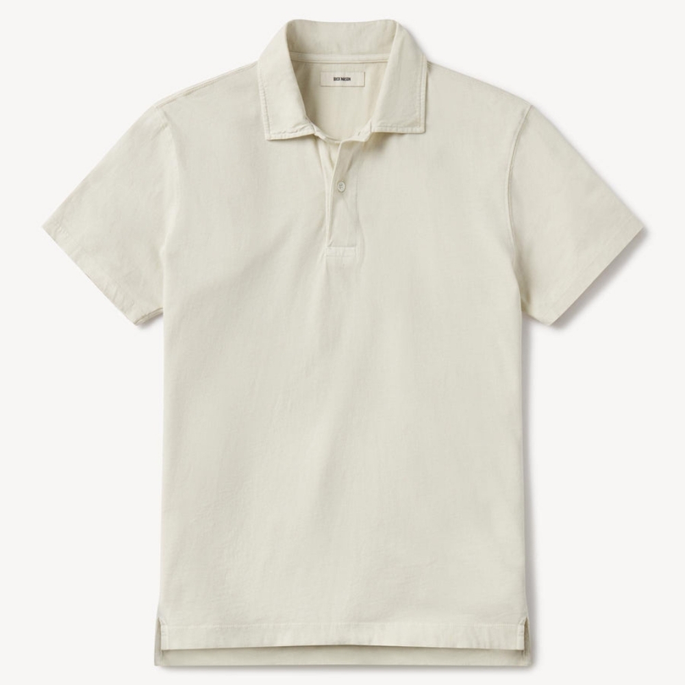 Buck Mason sueded cotton polo size M